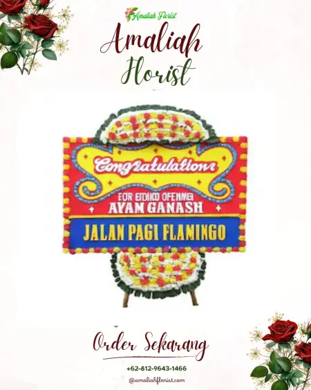 Sewa Papan Bunga Bandan Bikis